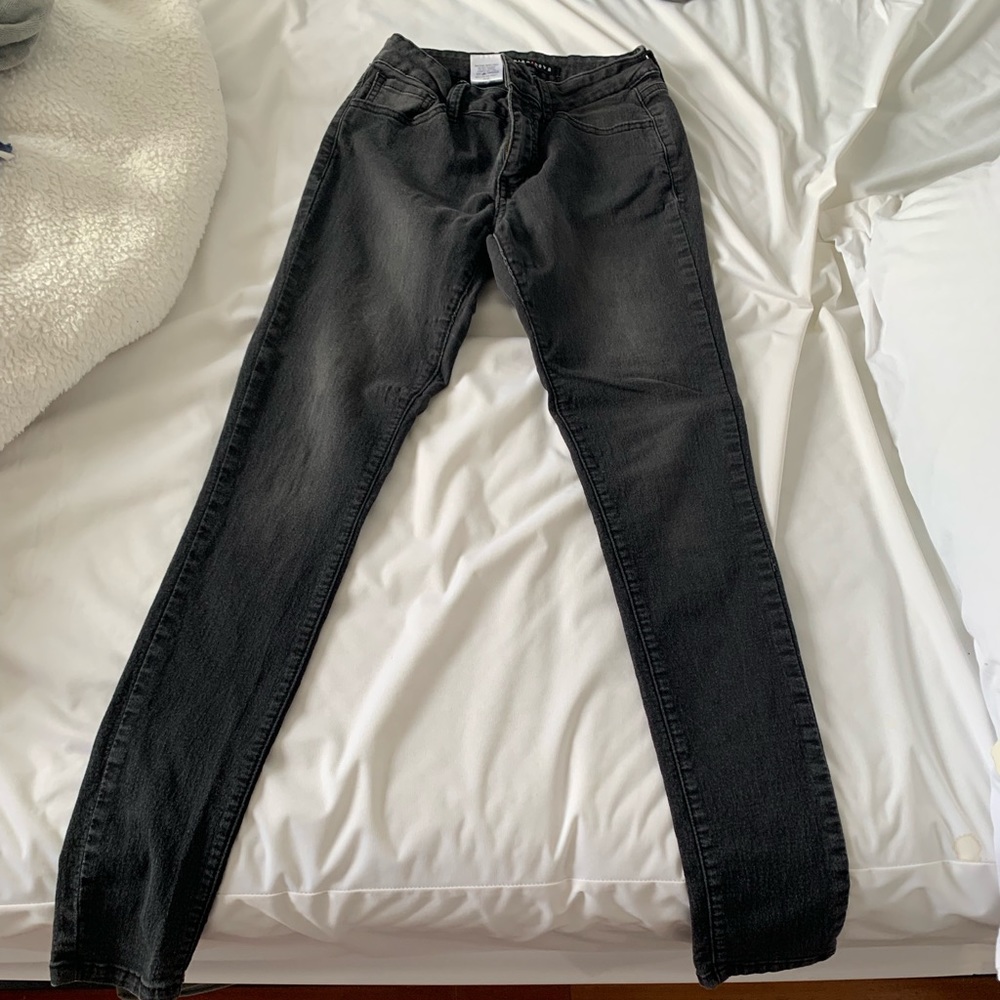 FashionNova Black/Grey Skinny Jeans